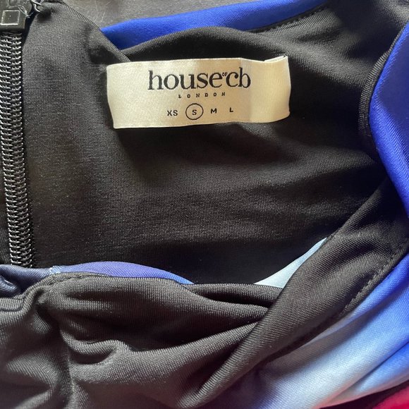 HOUSEOFCB - SASKIA' MULTICOLOUR CUT OUT MINI DRESS - Picture 5 of 6